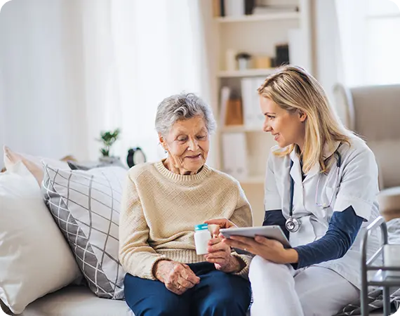 Calgary caregiver providing emotional support